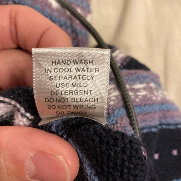 Christopher & Banks Turtleneck Striped Long sleeve Hand Embroidered Sweater - Picture 4 of 4